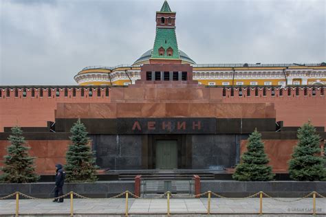 Lenin's Mausoleum in Red Square, Moscow, Russia