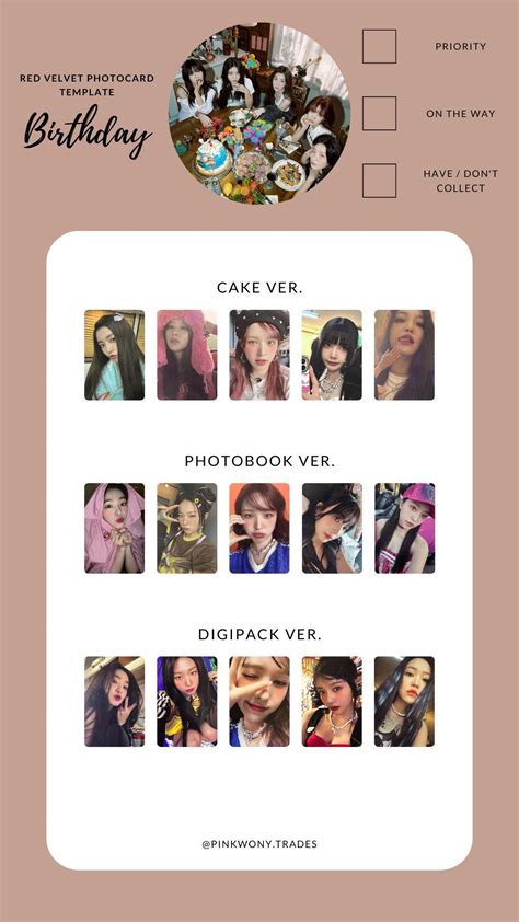 Red Velvet Birthday Template 9