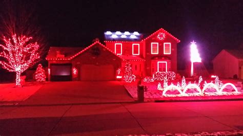 Red and White Outdoor Christmas Lights