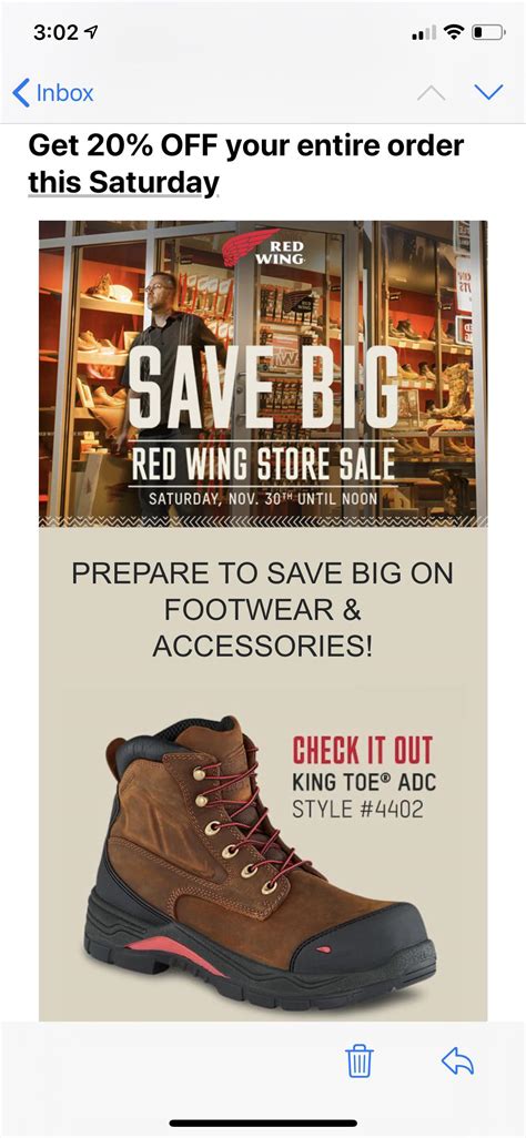 Red Wing Coupon