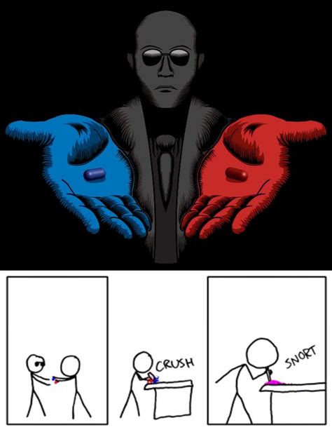 Red Pill Blue Pill Meme Template