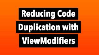 Reduce Code Duplication