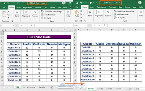 Referencing Cells from Another Sheet Method 5