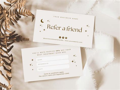 Referral gift certificate