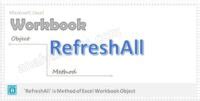 RefreshAll Method