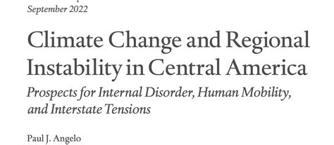 Regional Instability and Conflict