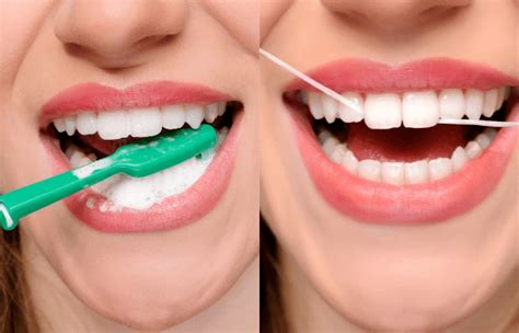 Regular brushing and flossing