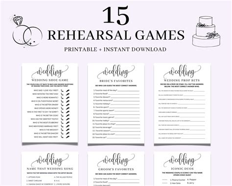 Rehearsal Dinner Games