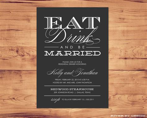 Rehearsal Dinner Invitations