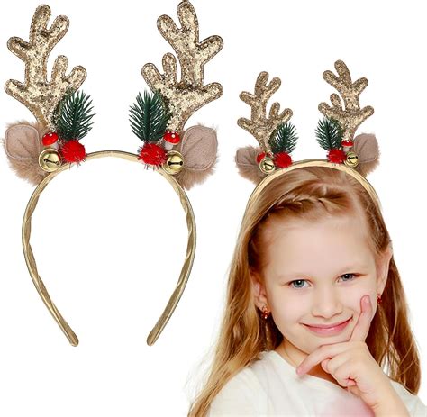 Reindeer antlers headband gallery 3