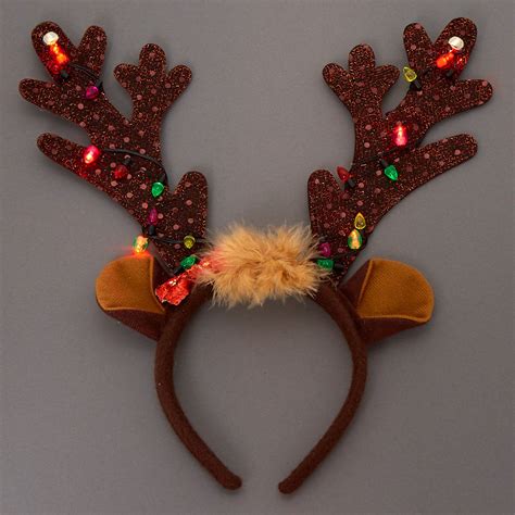 Reindeer antlers headband tips and variations