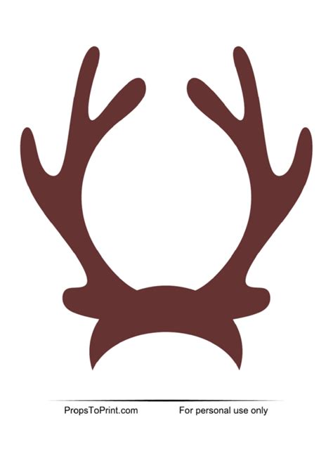 Reindeer Antlers Printables Gallery