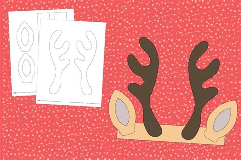 Reindeer Antlers Printables Ideas for Kids