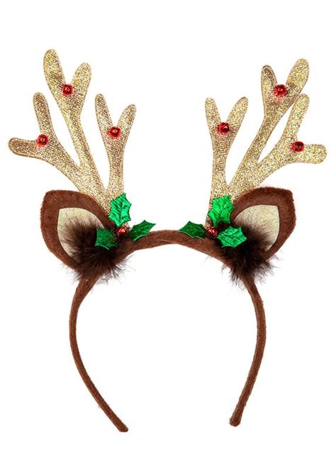 Reindeer Antlers with Glitter