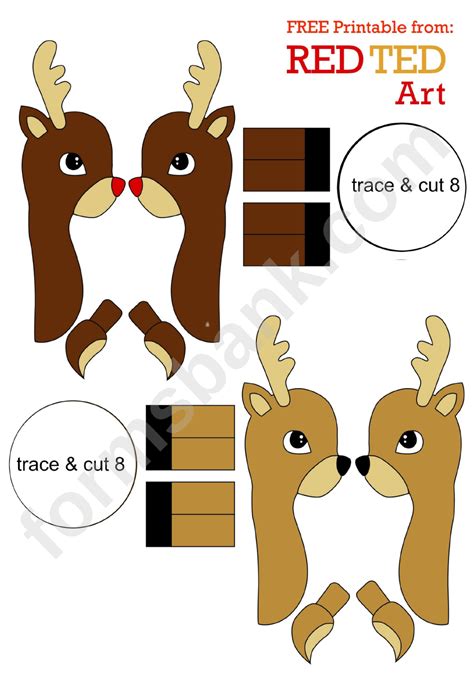 Reindeer Body Template