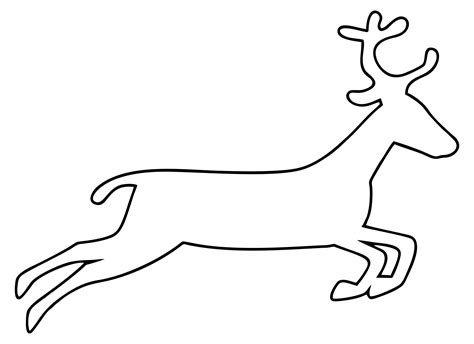 Reindeer Christmas Template