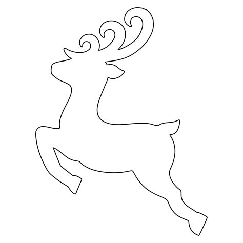 Reindeer Christmas Template