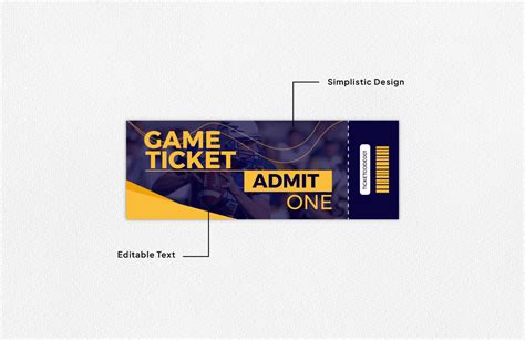 Reindeer Games Ticket Template