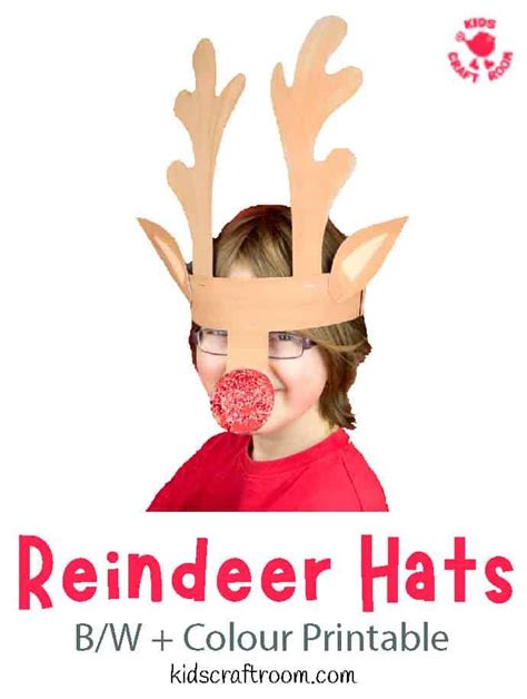 Reindeer hat activities for kids