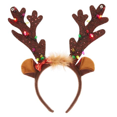 Reindeer Headband with Ribbon