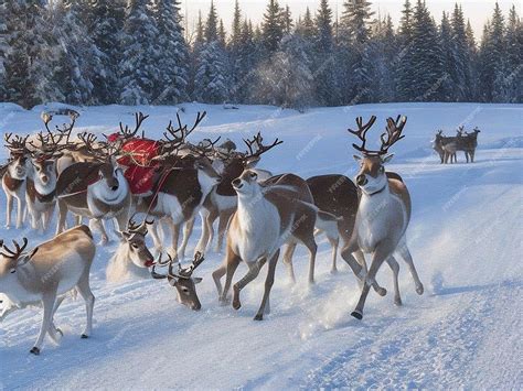 Reindeer Rendezvous Christmas Party Invitation Template