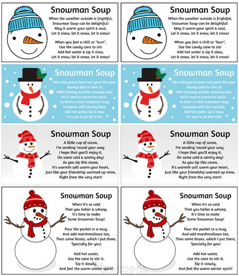 Reindeer Soup Printable