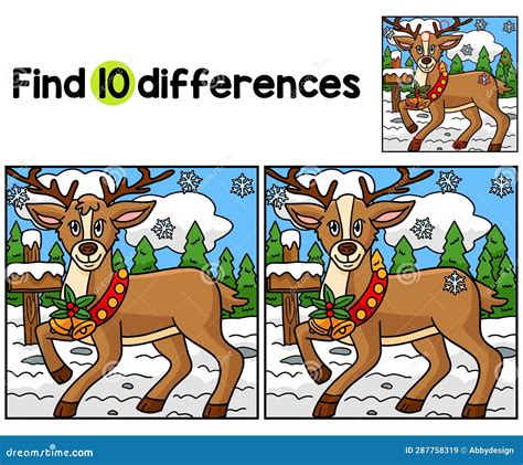 Reindeer Spot the Difference