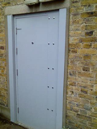 A reinforced door with a deadbolt lock