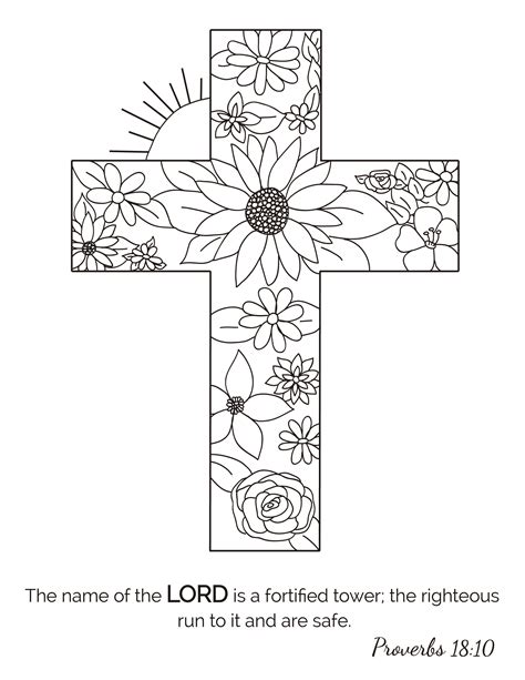 Religious coloring pages for kids