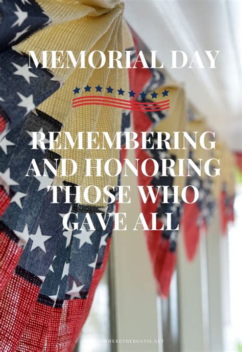 Remembering and Honoring