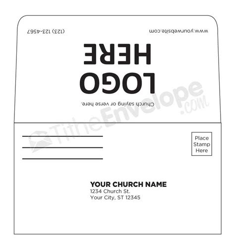 Remittance Envelope Template 1