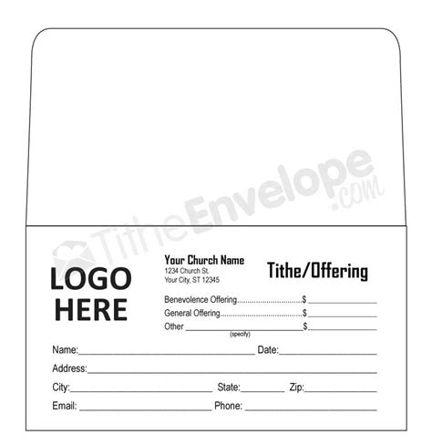 Remittance Envelope Template