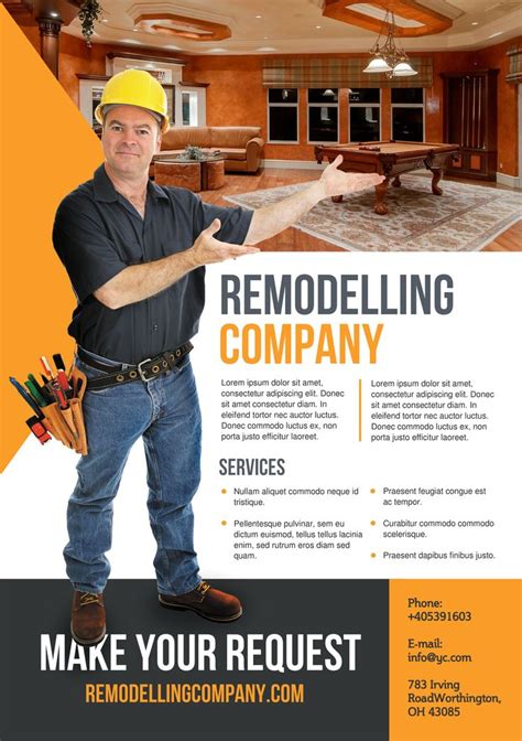 Remodeling Flyer Template Gallery