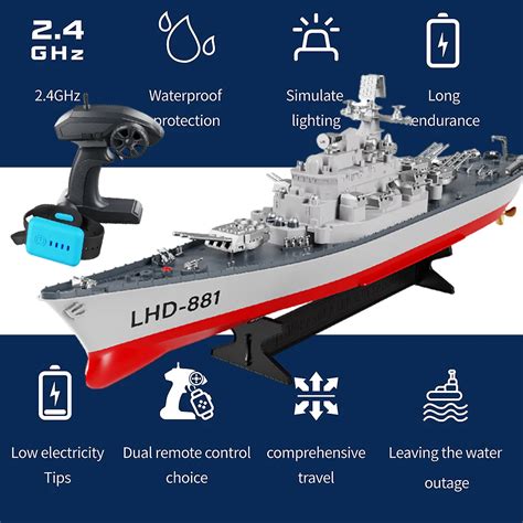 Remote-Controlled Battleship Features Image