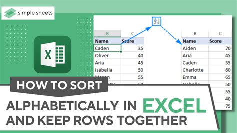 Remove Alphabetical Order in Excel