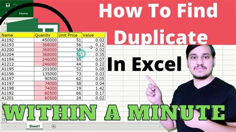 Remove Duplicates Conditional Formatting in Excel