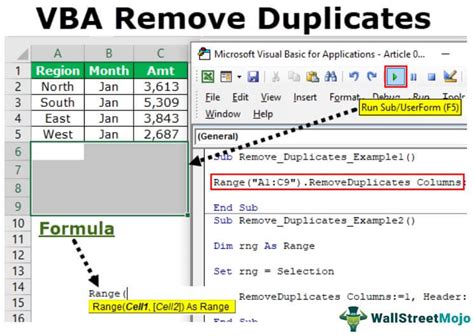 Remove Duplicates in Excel VBA Multiple Columns