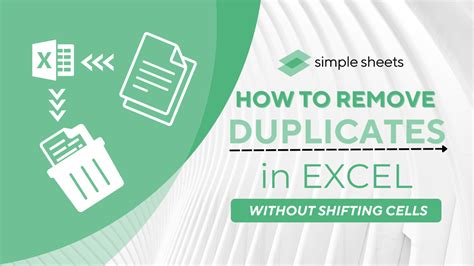 Using the Remove Duplicates Feature