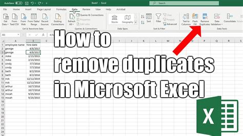 Using Formulas to Remove Duplicates in Excel