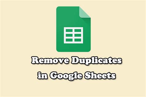 Remove Duplicates Method 4