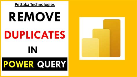 Remove Duplicates Power Query in Excel