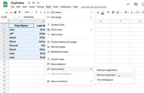 Validating Data After Removing Duplicates