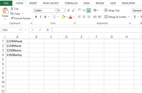 Remove First Four Characters in Excel Image 1