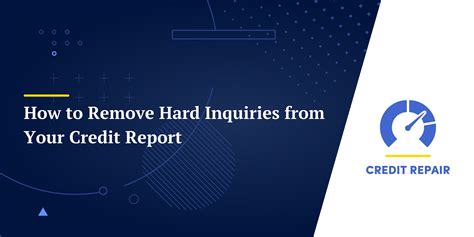 Sample letter to remove hard inquiries from credit report