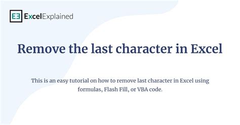 Remove last 2 characters excel vba code