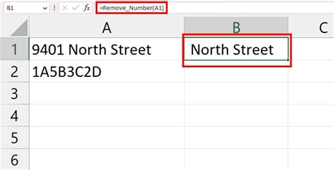 Removing numbers from text in Excel using VBA