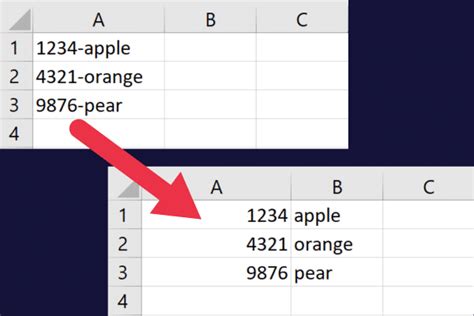 Remove Numbers in Excel