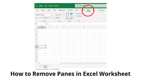 Remove Panes from Excel Worksheet Gallery 2