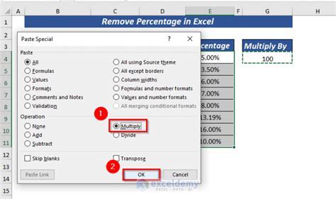 Common Pitfalls to Avoid when Removing Percentages in Excel