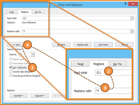 Using Find and Replace to remove spaces in Excel